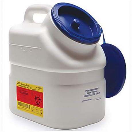 BD Pharmaceutical Collector, 3 Gallon, Plug Cap, 12/case. MPN: 305633