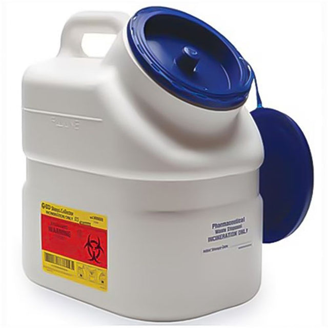 BD Pharmaceutical Collector, 3 Gallon, Plug Cap, 12/case. MPN: 305633