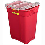 BD Sharps Collector, 17 Gal, Hinged Top Gasketed, Red, 5/case. MPN: 305665