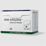 BD Needle, 21 G x 1-1/2" BD SafetyGlide, 50/box, 10 box/case. MPN: 305917 - Image 2