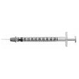 BD Insulin Syringe, -1/2mL Lo-Dose, Permanent Needle, 28Gx-1/2", U-100 Micro-Fine IV, Orng, 100/box, 5 box/case. MPN: 329465