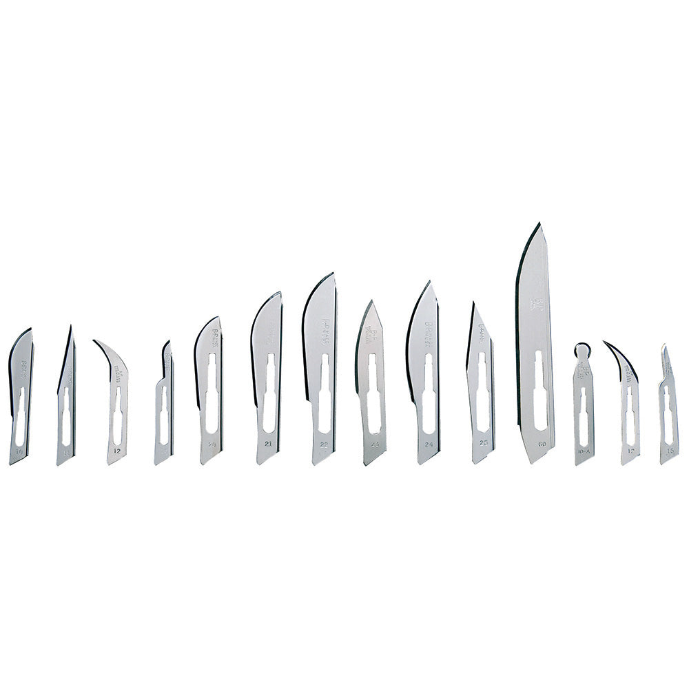 Aspen Bard-Parker Rib-Back Carbon Steel Blade, Sterile, Size 10, 50/box, 3 box/case. MPN: 371110 - Image 3