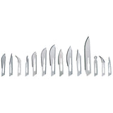 Aspen Bard-Parker Rib-Back Carbon Steel Blade, Sterile, Size 10, 50/box, 3 box/case. MPN: 371110 - Image 3
