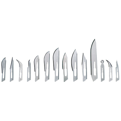 Aspen Bard-Parker Rib-Back Carbon Steel Blade, Sterile, Size 10, 50/box, 3 box/case. MPN: 371110 - Image 3