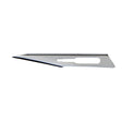 Aspen Bard-Parker Rib-Back Carbon Steel Blade, Sterile, Size 11, 50/box, 3 box/case. MPN: 371111
