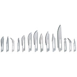 Aspen Bard-Parker Rib-Back Carbon Steel Blade, Sterile, Size 11, 50/box, 3 box/case. MPN: 371111 - Image 3
