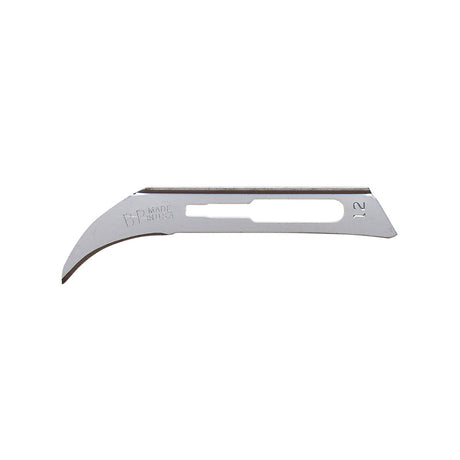 Aspen Bard-Parker Rib-Back Carbon Steel Blade, Sterile, Size 12, 50/box, 3 box/case. MPN: 371112