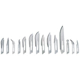 Aspen Bard-Parker Rib-Back Carbon Steel Blade, Sterile, Size 23, 50/box, 3 box/case. MPN: 371123 - Image 3