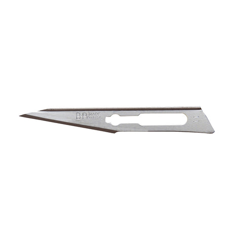 Aspen Bard-Parker Safetylock Blades - Sterile Rib-Back Carbon Steel Blades, Size 11, 50/box, 3 box/case. MPN: 371151
