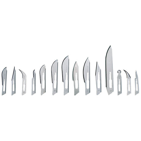 Aspen Bard-Parker Safetylock Blades- Sterile Rib-Back Carbon Steel Blades, Size 15, 50/box, 3 box/case. MPN: 371153 - Image 3