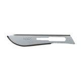 Aspen Bard-Parker Rib-Back Carbon Steel Blade, Non-Sterile, Size 10, 6/strip, 25 strips/case. MPN: 371310