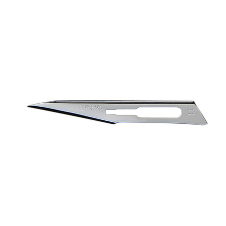 Aspen Bard-Parker Rib-Back Carbon Steel Blade, Non-Sterile, Size 11, 6/strip, 25 strips/case. MPN: 371311