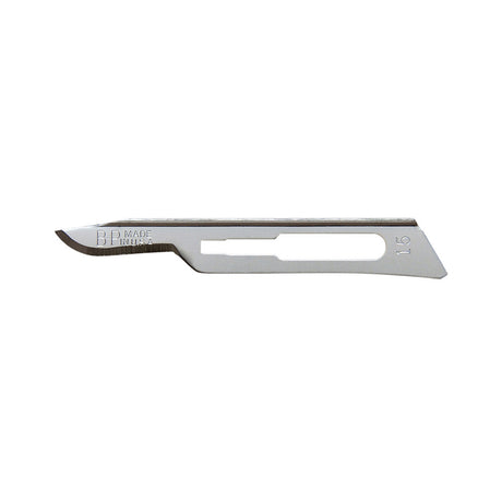 Aspen Bard-Parker Rib-Back Carbon Steel Blade, Non-Sterile, Size 15, 6/strip, 25 strips/case. MPN: 371315