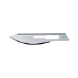 Aspen Bard-Parker Rib-Back Carbon Steel Blade, Non-Sterile, Size 24, 6/strip, 25 strips/case. MPN: 371324