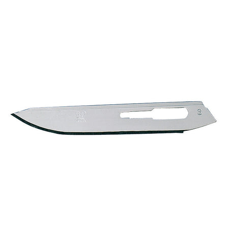 Aspen Bard-Parker Rib-Back Carbon Steel Blade, Non-Sterile, Size 60, Autopsy ( No. 8 Hndl), 150 strp. MPN: 371340