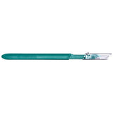 Aspen Bard-Parker Protected Disposable Scalpels, Size 10, Long Handle, Sterile, 10/box, 10 box/case. MPN: 372710
