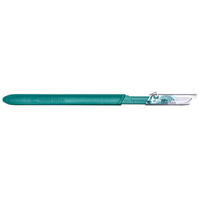 Aspen Bard-Parker Protected Disposable Scalpels, Size 10, Long Handle, Sterile, 10/box, 10 box/case. MPN: 372710