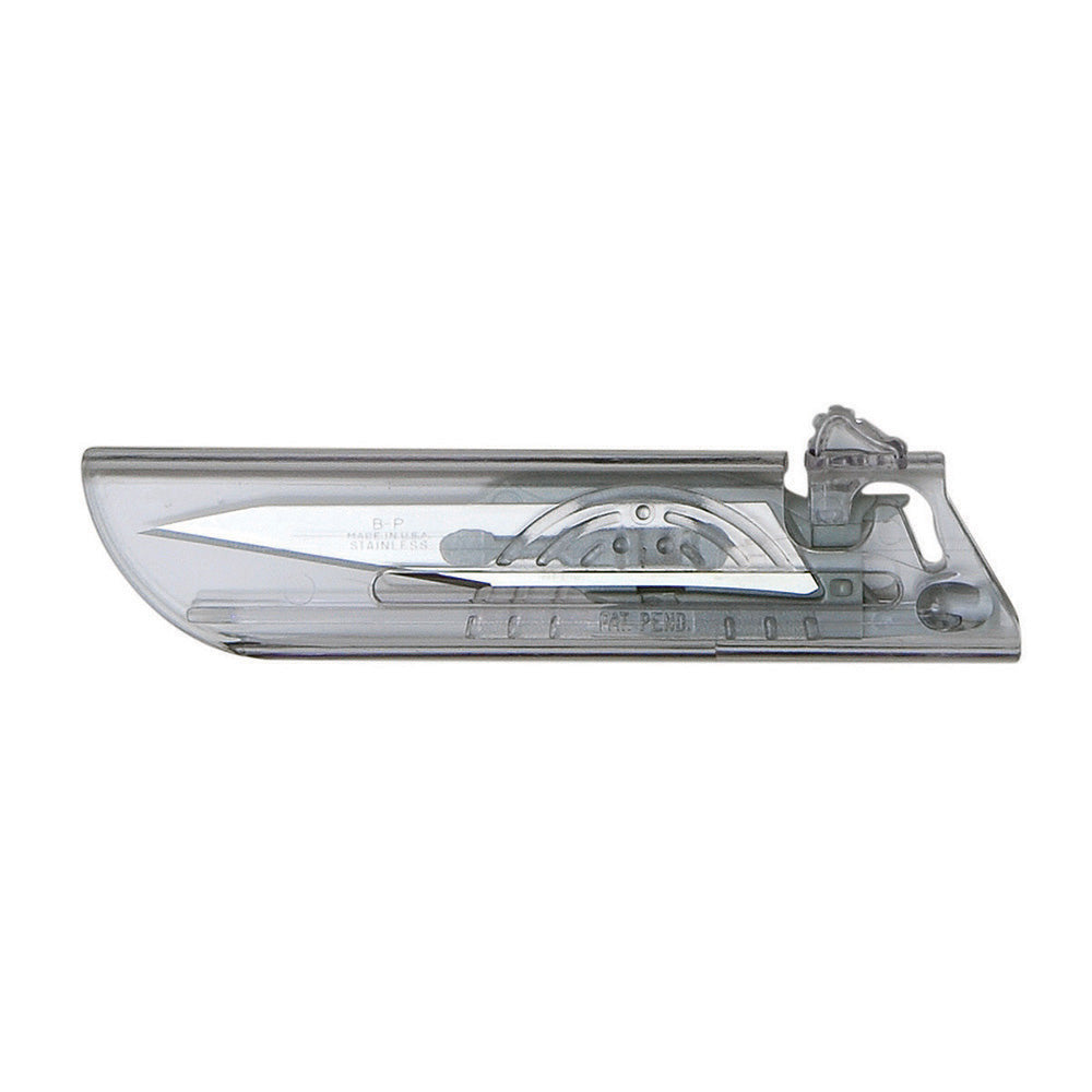 Aspen Bard-Parker Protected Blade System, Size 11, Sterile, 50/box, 3 box/case. MPN: 373911