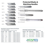 Aspen Bard-Parker Protected Blade System, Size 23, Sterile, 50/box, 3 box/case. MPN: 373923 - Image 3