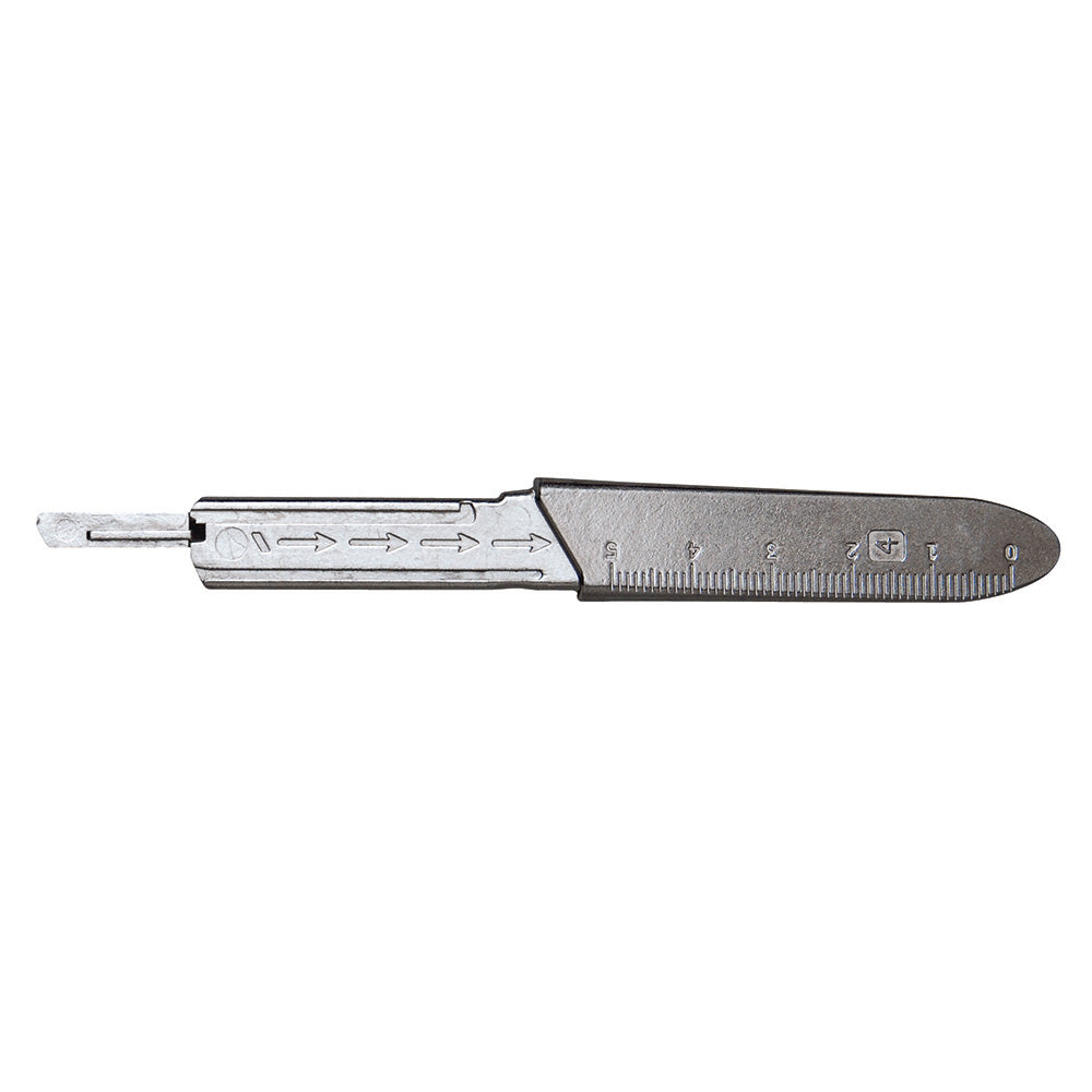 Aspen Bard-Parker Protected Blade System, Size 4, Metal Handle, 5/case. MPN: 374040