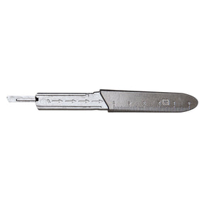 Aspen Bard-Parker Protected Blade System, Size 4, Metal Handle, 5/case. MPN: 374040