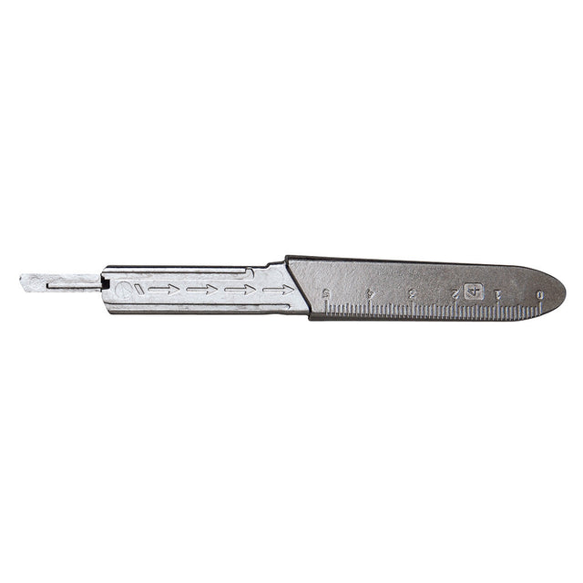 Aspen Bard-Parker Protected Blade System, Size 4, Metal Handle, 5/case. MPN: 374040