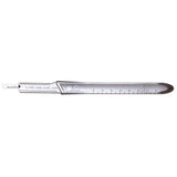 Aspen Bard-Parker Protected Blade System, Size 4L, Metal Handle, 5/case. MPN: 374041