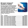 BD INSYTE Autoguard Shielded IV Catheter, Straight, 14 G x 1-3/4", Orange, 50/box, 4 box/case. MPN: 381467