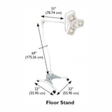 Burton AIM HI 70 LED Procedure Light with Floor Stand. MPN: ALED070FL00 - Image 5