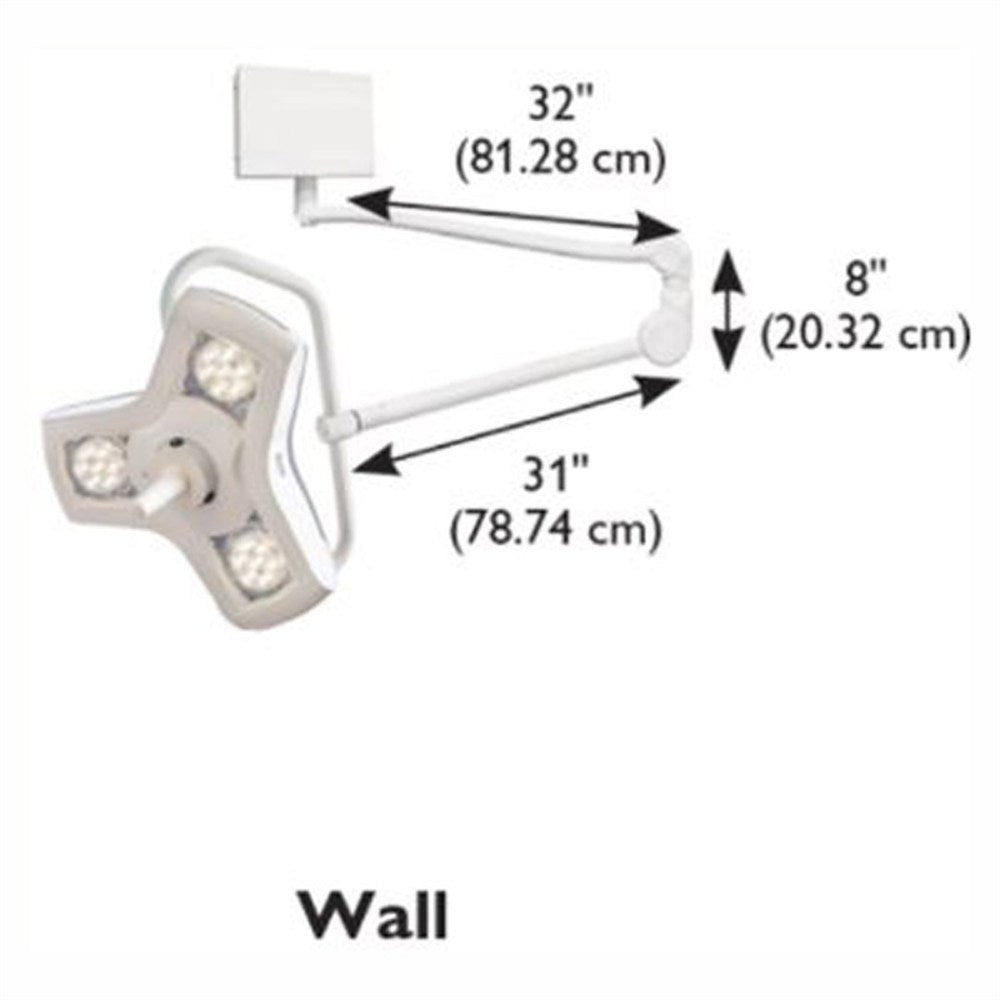 Burton AIM HI 70 LED Procedure Light with Wall Mount. MPN: ALED070W - Image 5