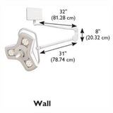 Burton AIM HI 70 LED Procedure Light with Wall Mount. MPN: ALED070W - Image 5