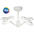 Burton Outpatient LED Procedure Light with Double Ceiling Mount. MPN: OPLEDDC