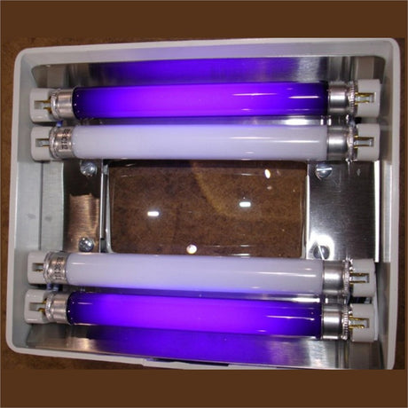 Burton Ultraviolet (Woods) Exam LighT- 2 UV Bulbs -2 White Bulbs- 3X magnifier. MPN: UV503 - Image 2