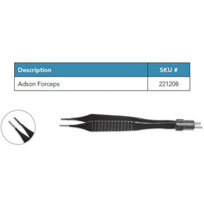Wet-Field Bipolar Forceps, Adson, Reusable. MPN: 221208