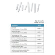 Ultracell Long Ear Wick, 9 mm Dia x 24 mm. MPN: 30310-C