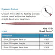 Beaver Xstar Crescent Knife, 2.5 mm, 55°, Straight. MPN: 373808