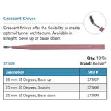 Beaver Xstar Crescent Knife, 2.5 mm, 55°, Straight. MPN: 373808