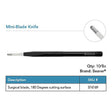 Beaver Mini-Blade Knife, Straight, Sharp All Around. MPN: 374769