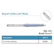Beaver Arthro-Lok Blade, 4.0 mm, Rounded Tip, Side Flat. MPN: 376481