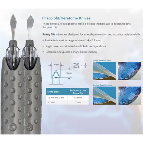 Beaver Xstar Safety Slit Knife, 3.0 mm, 45° Angled, Single Bevel. MPN: 378230 - Image 2