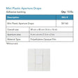 Visitec Visidrape Mini Face Aperture Drape, Plastic, 40 x 40 cm. MPN: 581160