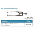 Visitec Eye Speculum (Lieberman), Adjustable, 14 mm Wire Blades. MPN: 581478US