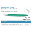 Visitec Micro Capsulorhexis Forceps, Gen 3, Curved Sharp Tips. MPN: 581488