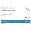 Visitec Nucleus Hydrodissector, 30G x ⅞ in (0.3 x 22 mm), 45° Angled. MPN: 581592