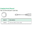 Visitec Irrigating Vectis (Pearce), 0.50 mm (25G), 5 mm Wide, One End Port. MPN: 581619