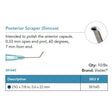 Visitec Posterior Scraper (Simcoe), 23G x ⅞ in (0.6 x 22 mm), 60° Angled. MPN: 581645