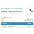 Visitec Nucleus Hydrodelineator (P. Koch), 25G x ⅞ in (0.5 x 22 mm). MPN: 585015