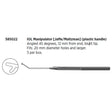 Visitec IOL Manipulator (Jaffe/Maltzman), 45° Angled, Blunt Tip. MPN: 585022