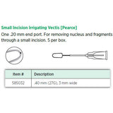 Visitec Small Incision Irrigating Vectis (Pearce), 0.40 mm (27G), 3 mm Wide. MPN: 585032