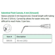 Visitec Subretinal Fluid Cannula (Grizzard), 20G, 6 mm Curved Tip. MPN: 585035
